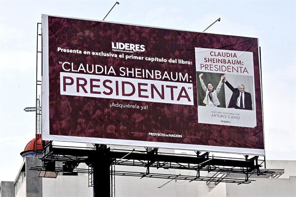 Anuncios están bajo la lupa del INE, ya que Sheinbaum cuenta con más de dos mil