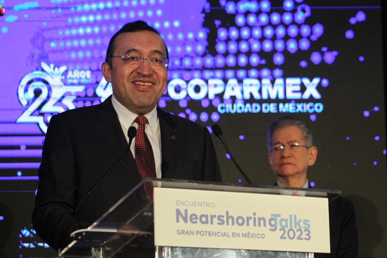 *Llegarán 100 MMD a México en 3 años; hay que aprovechar la bendición del Nearshoring: COPARMEX CDMX*