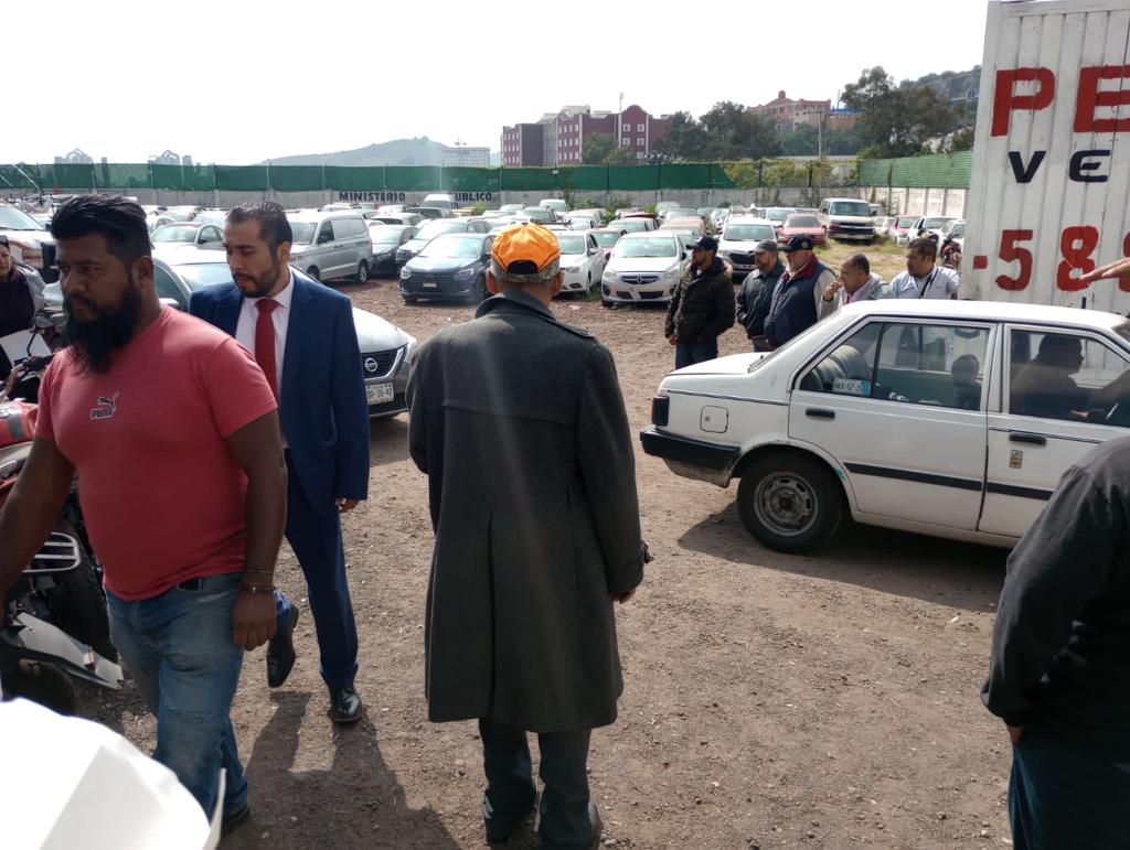 Operativo conjunto permite clausurar depósito de vehículos en Edoméx