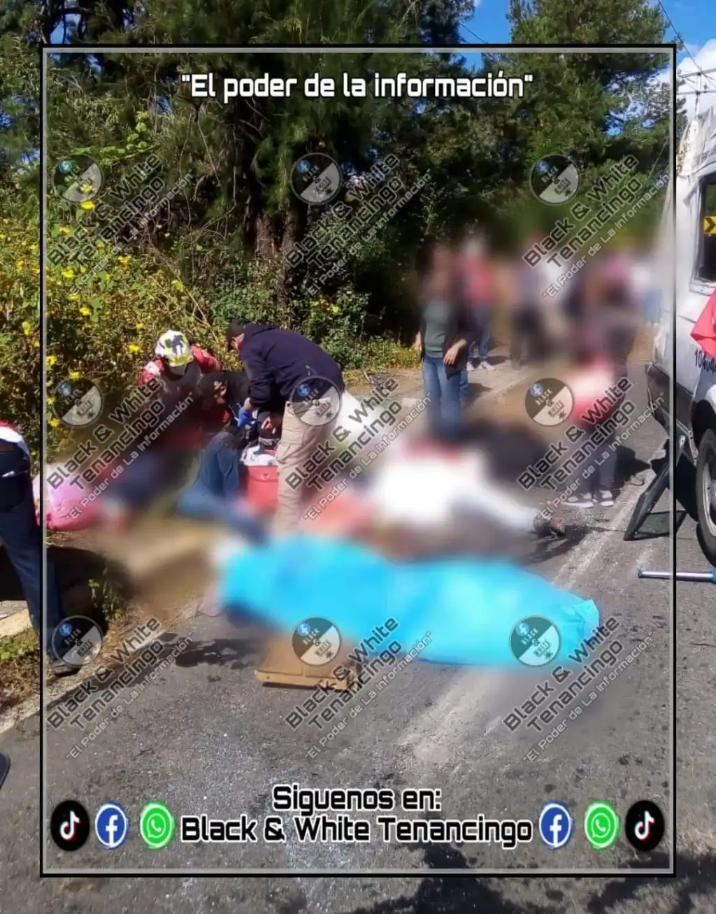 Varios Peregrinos de Ayotla, Ixtapaluca, se Accidentaron rumbo a Chalma en el Paraje el Ahuehuete, 3 muertos y 14 Heridos