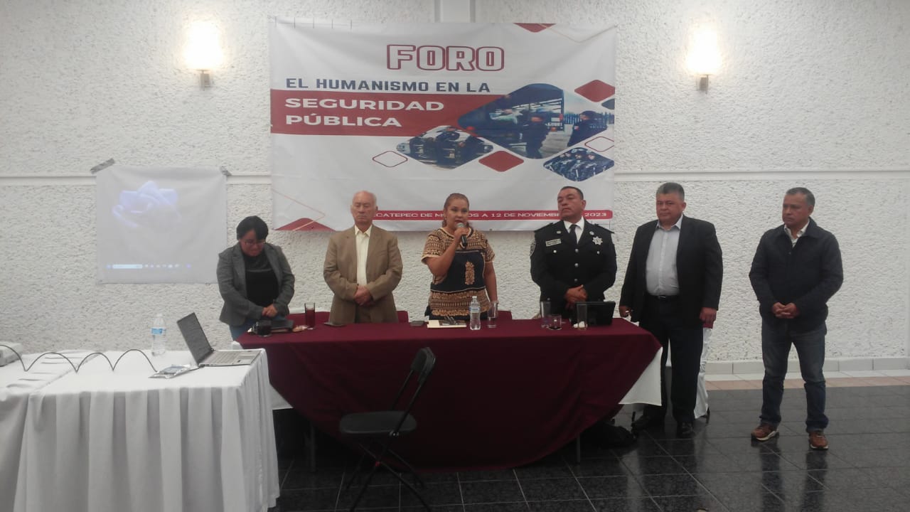 Impulsa Luz María Hernández el Foro “Humanismo en la Seguridad Pública para Ecatepec Edoméx”