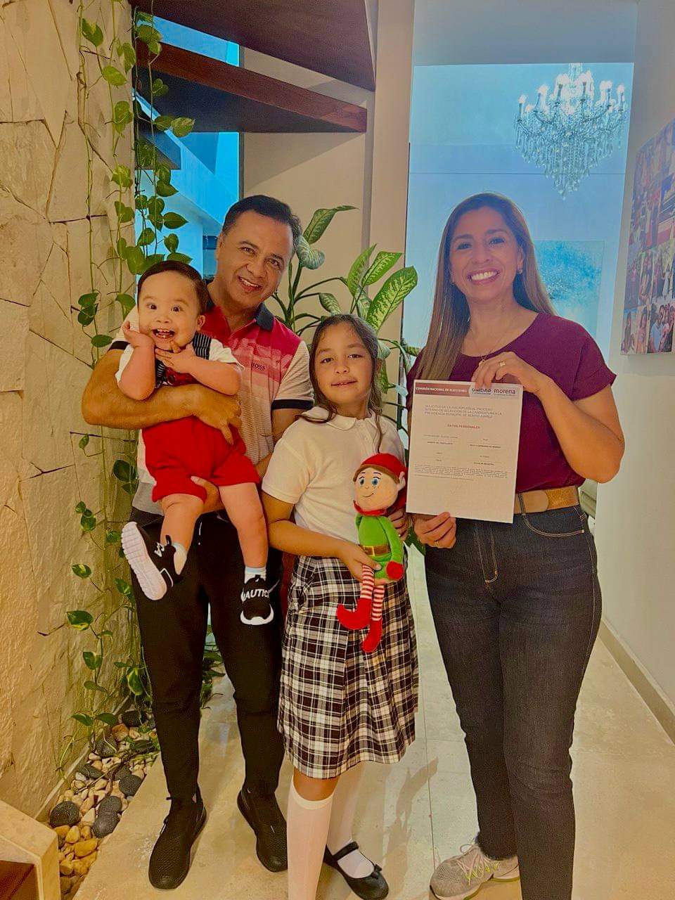 Marybel Villegas se registra para Coordinar los Comités de Defensa de la 4a. Transformación de Cancún-Benito  Juárez