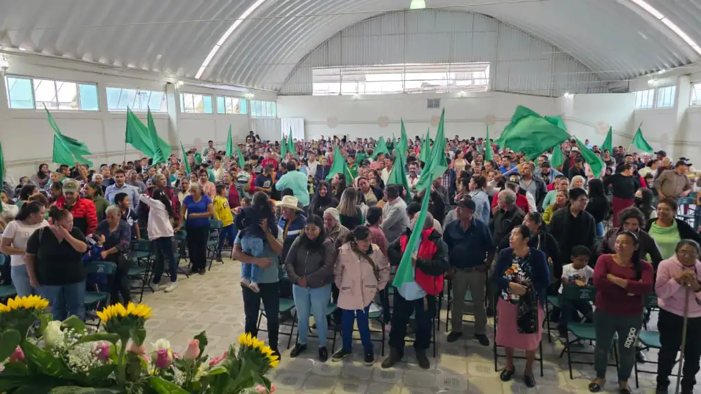 Más de 4 mil ecologistas en “La Capital de la Flor”, el PVEM avanza con el tema del campo
