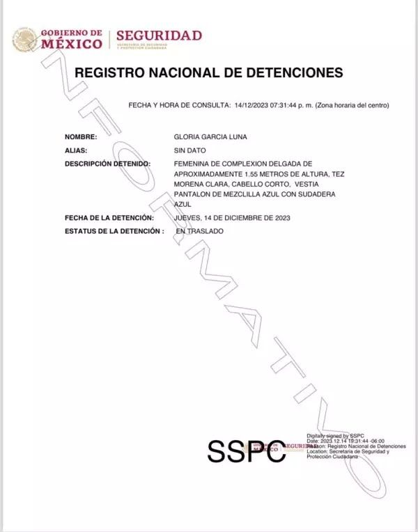 En México Hermana de García Luna es detenida; FGR la señala por delincuencia organizada
