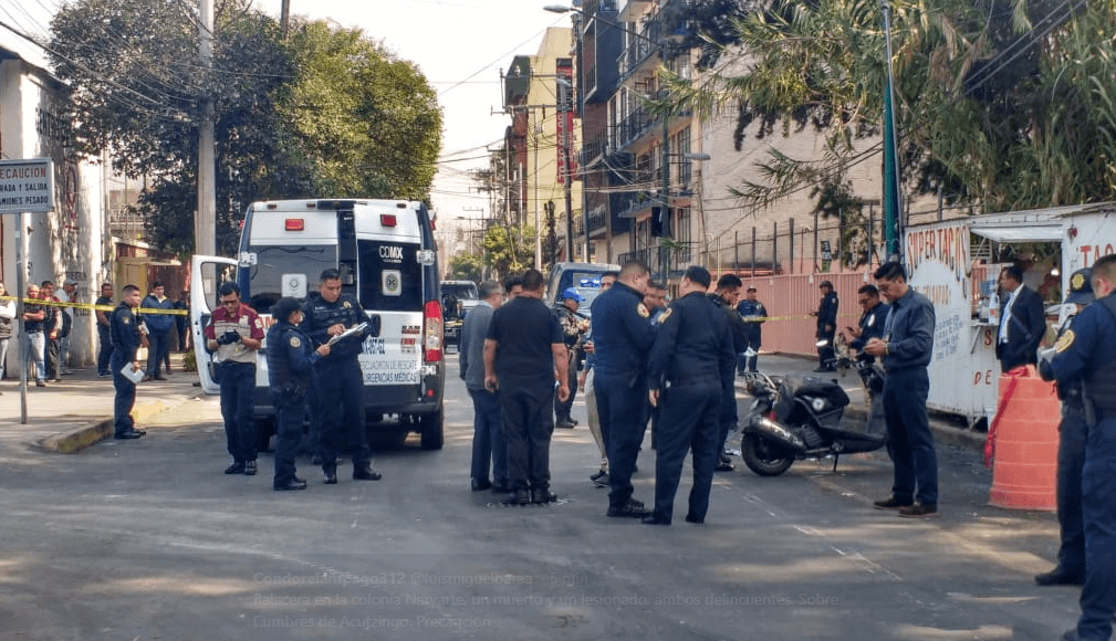 Durante balacera ente policías y apodados los colombianos deja dos muertos como saldo