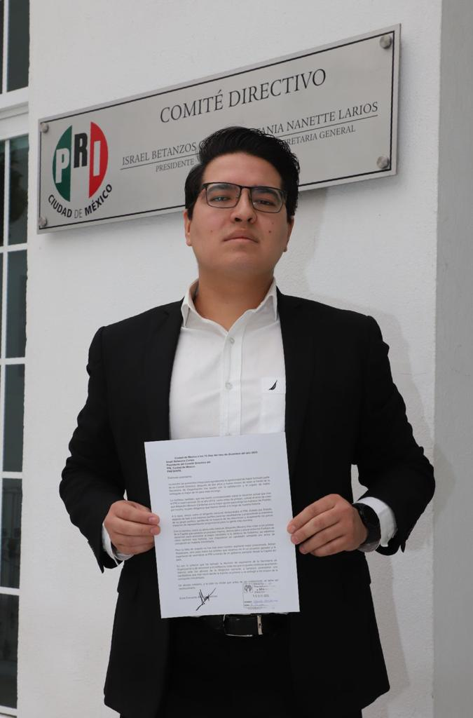 Fernando Álvarez renuncia como secretario de la organización del PRI en apoyo a Rubalcava y apoyará a Sheinba um