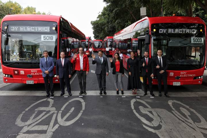 Ya operan 20 autobuses eléctricos en la línea 4: Batres