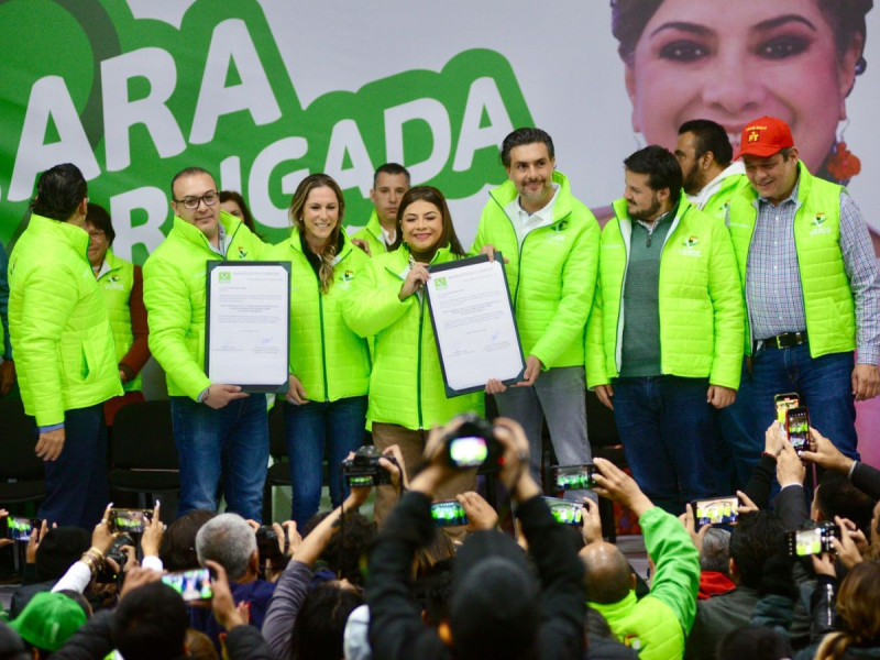 Brugada oficialmente ya es precandidata única por el PVEM para la jefatura de gobierno