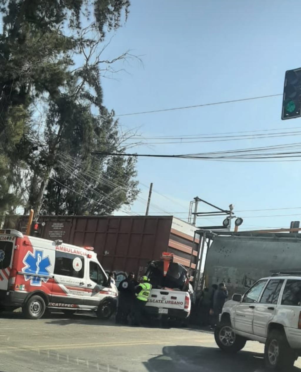 Pierde la vida Hombre por haber sido arrollado por el Tren en Ecatepec Edoméx