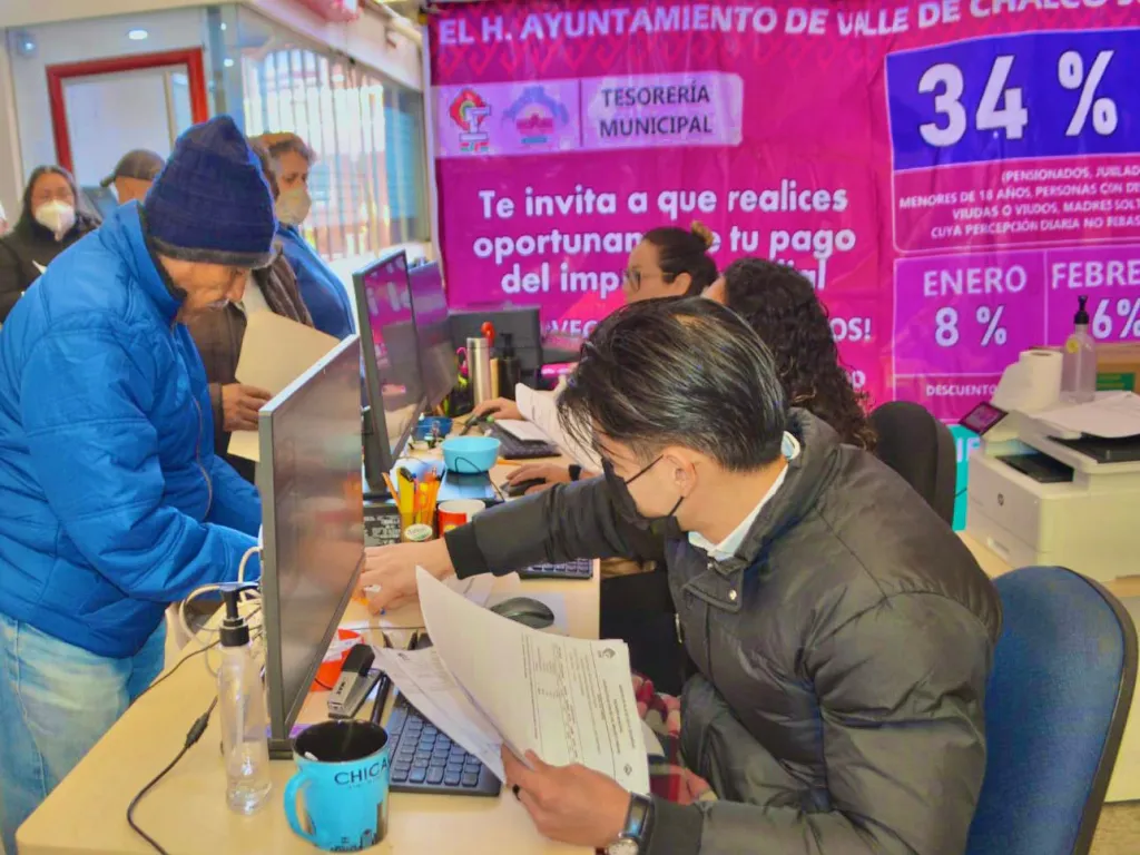 Ahorros del 34 y hasta 38 por ciento en el pago de predial y agua, a través de los descuentos que ofrecerá la  Tesorería Municipal y ODAPAS de Valle de Chalco ¡Consulta condiciones!