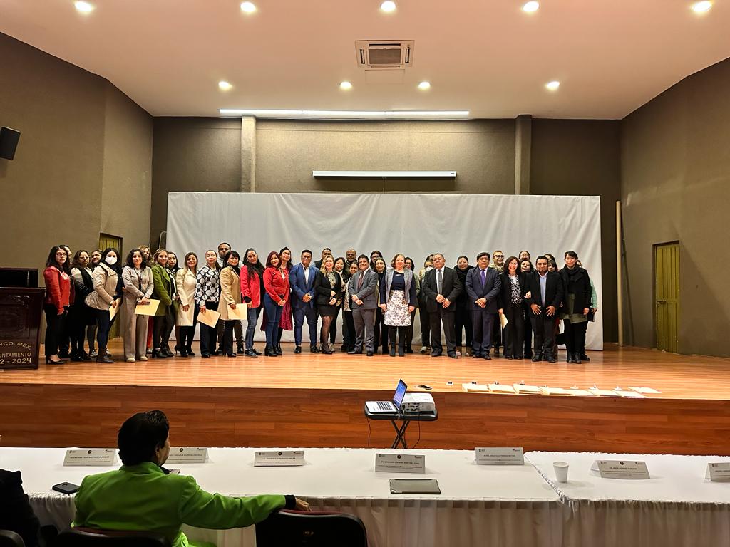 Entregan Constancia del Curso en Línea en San Salvador Atenco Edoméx, sobre Prevención Suicidio en Adolescent es