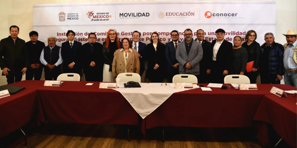 Gobierno de Delfina Gómez Álvarez promueve el reordenamiento del transporte y la profesionalización de los op eradores