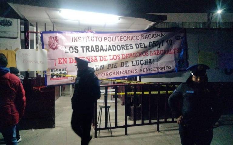 Empleados del Cecyt 10 y del IPN se declaran en paro indefinido por acoso laboral Rebeca Marín