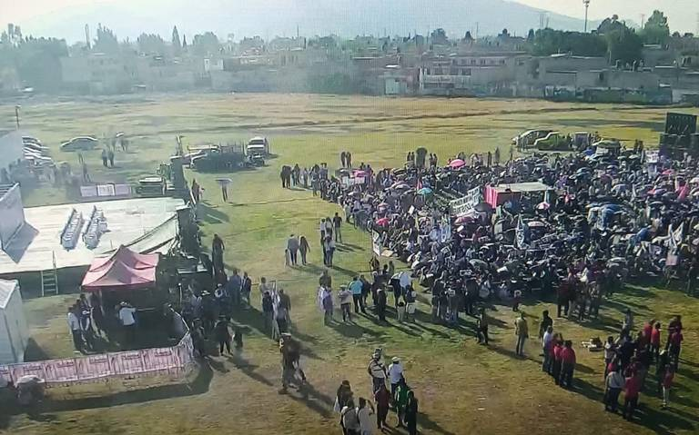 Fracasan diputados de Morena en Ecatepec realizar evento de apoyo a Claudia Sheinbaum