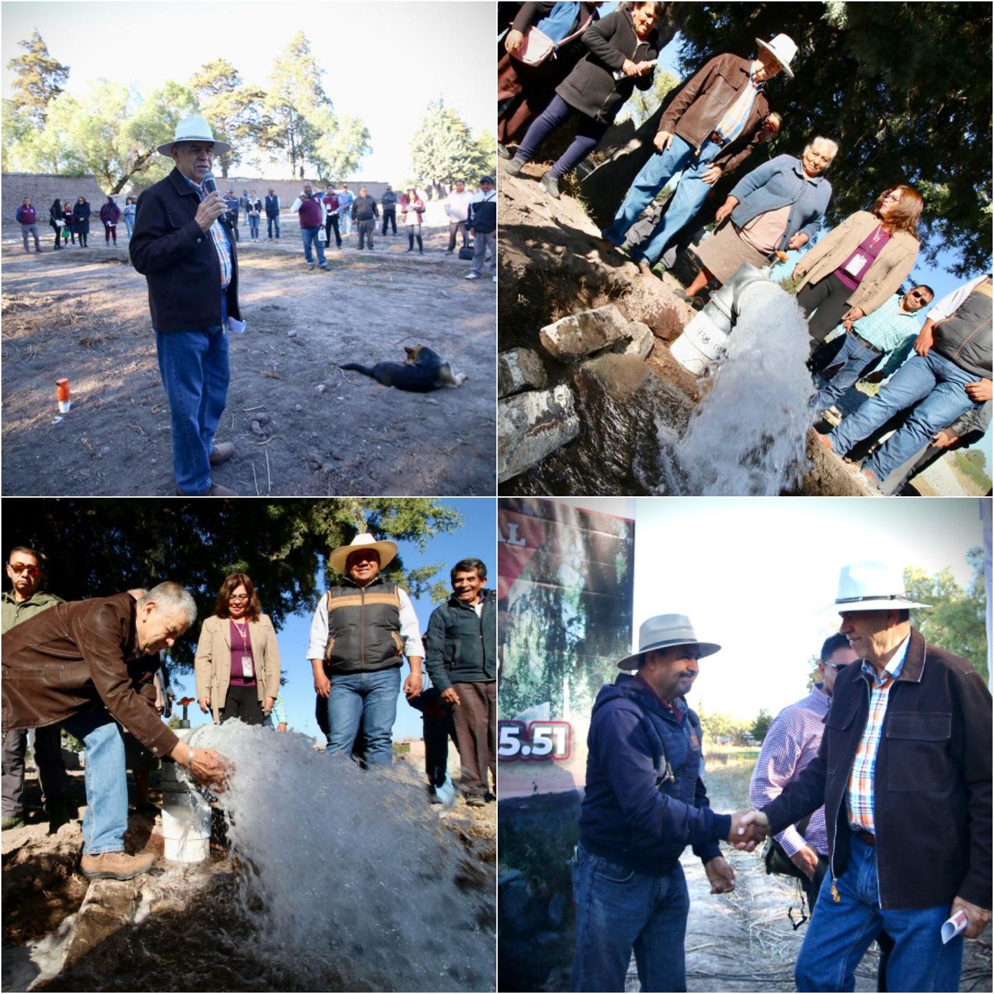 En San Pedro Tepetitlán, Acolman Edoméx, Más de 6 mdp invertidos en Obra Pública y Sistema de Riego