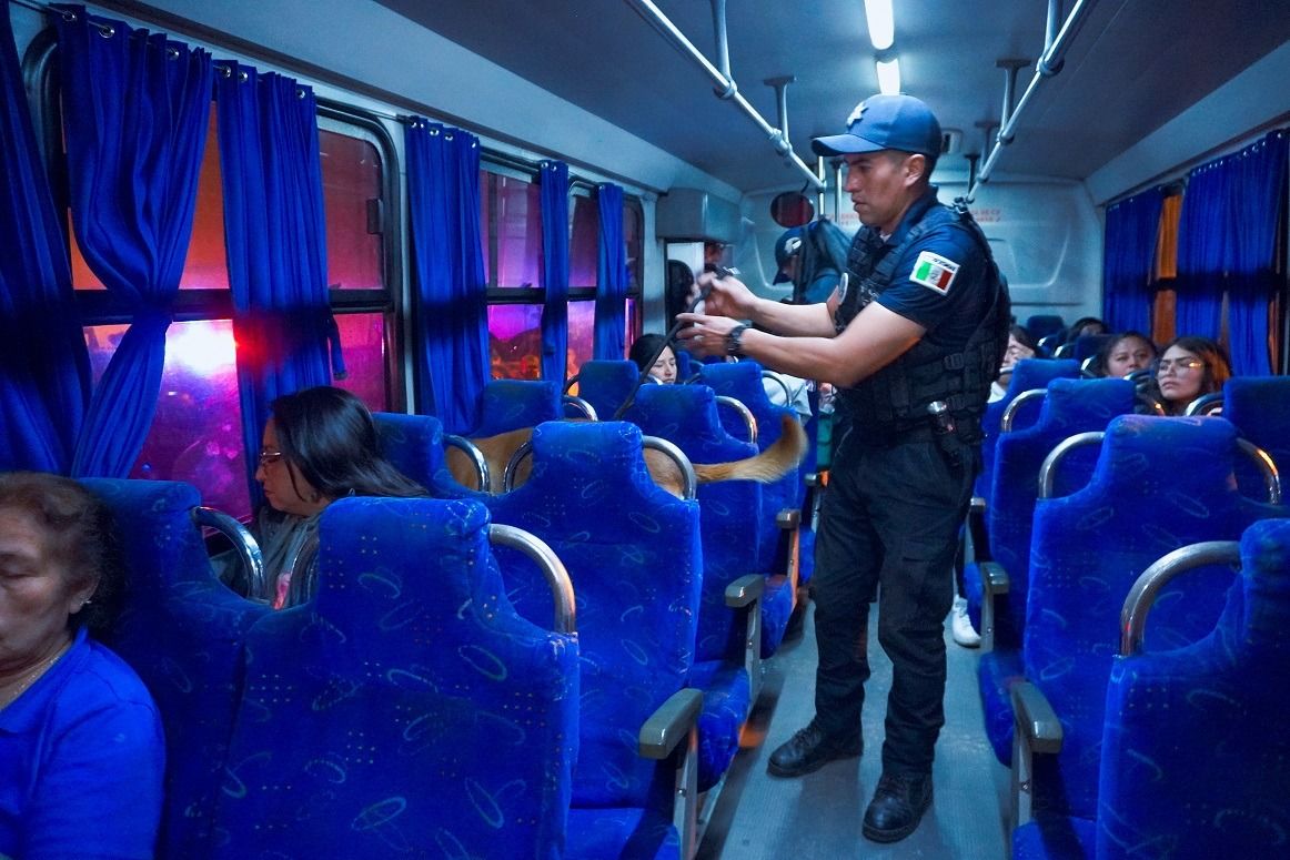 En Naucalpan Edoméx Operativo intermunicipal