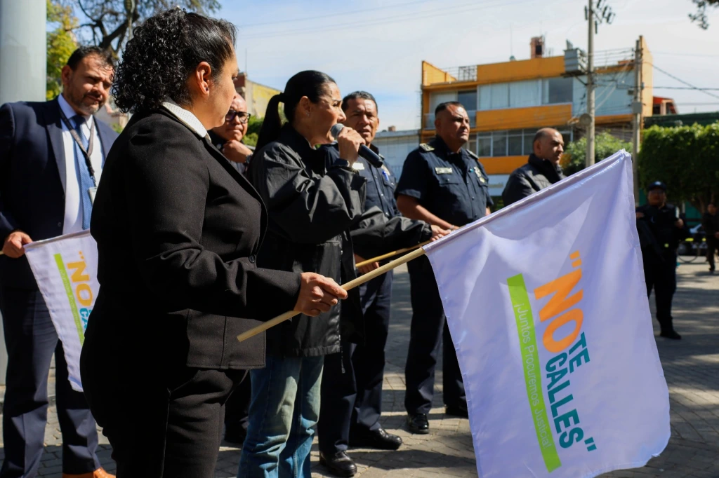 Promueven las Denuncias ante la fiscalía con programa «Alza la voz» en Texcoco Edoméx