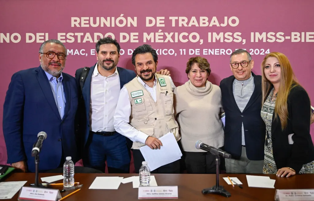 Delfina Gómez y Zoé Robledo, analizan proyecto de Federalización del Estado de México al modelo IMSS-Bienest ar