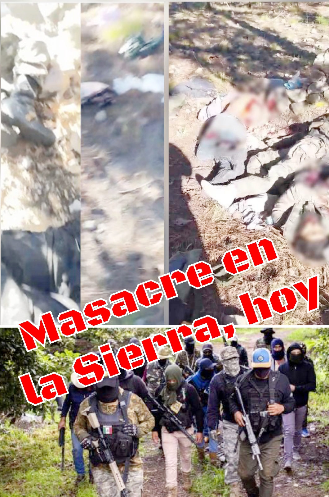 Enfrentamiento entre grupos criminales en San Francisco Totolapan, Guerrero deja 17 muertos