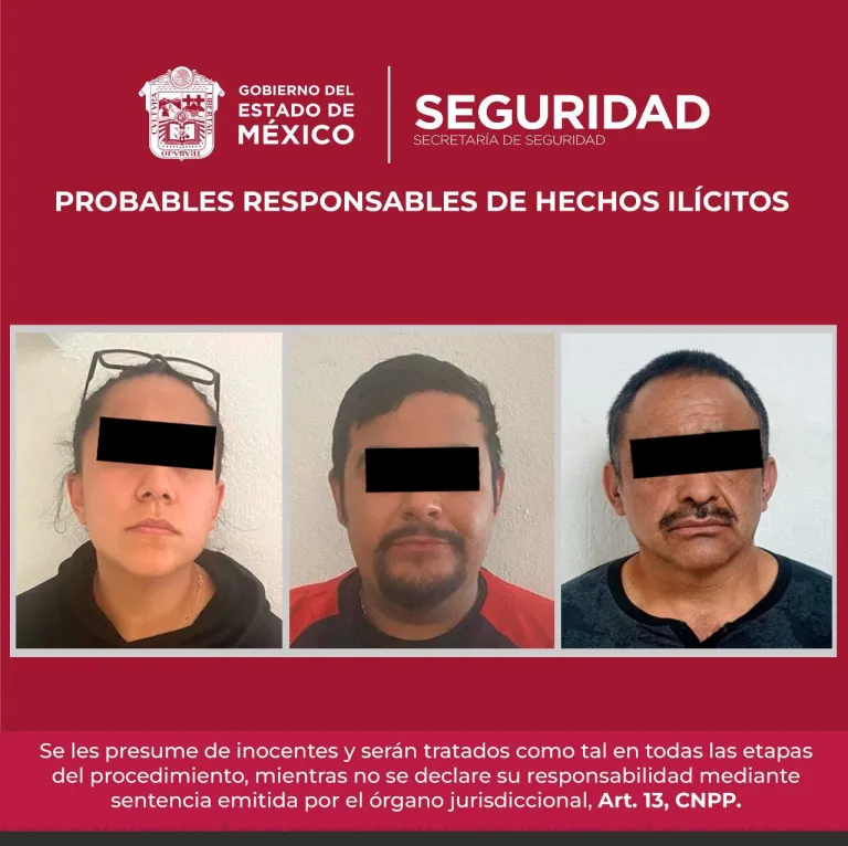 Tres Presuntos Homicidas Caen la Familia Michoacana en Edoméx