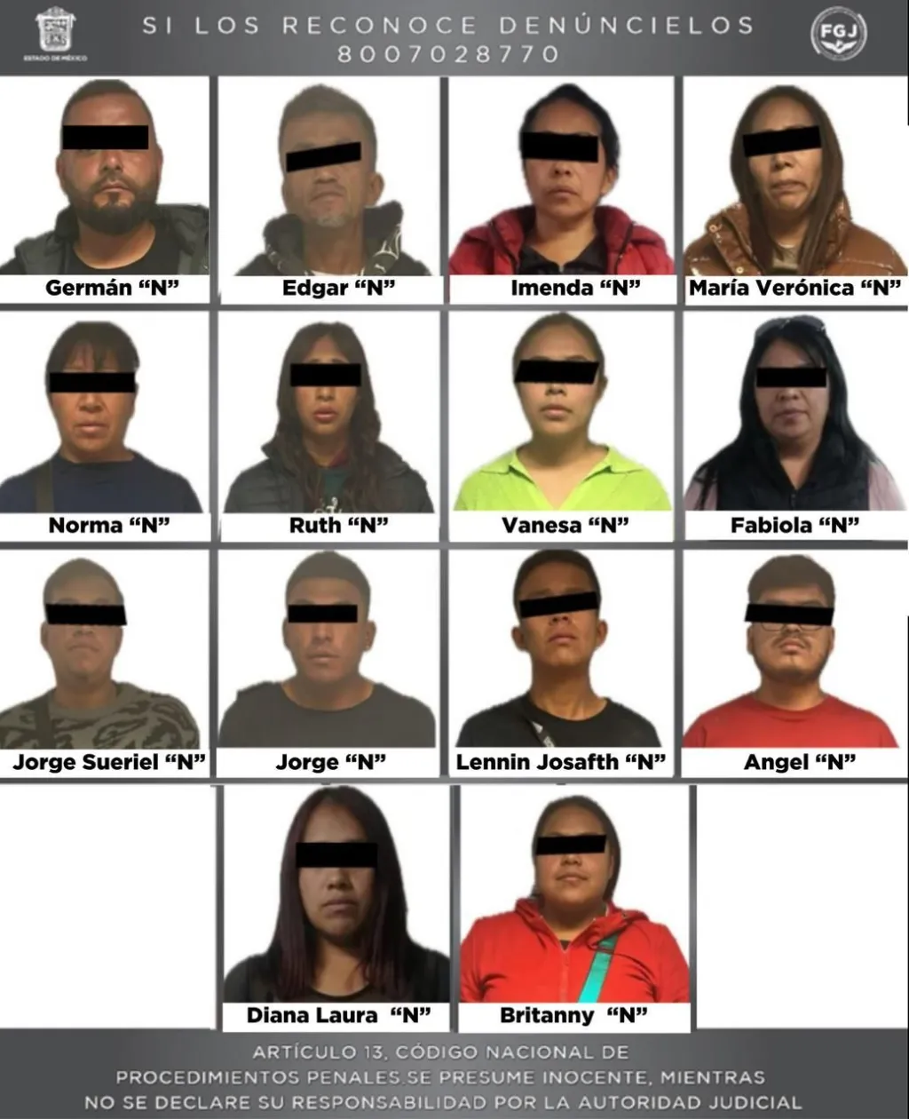 En Toluca Edoméxdetienen a Banda Almas Bravas que Extorsionaban e Comerciantes de la Central deAutobuses