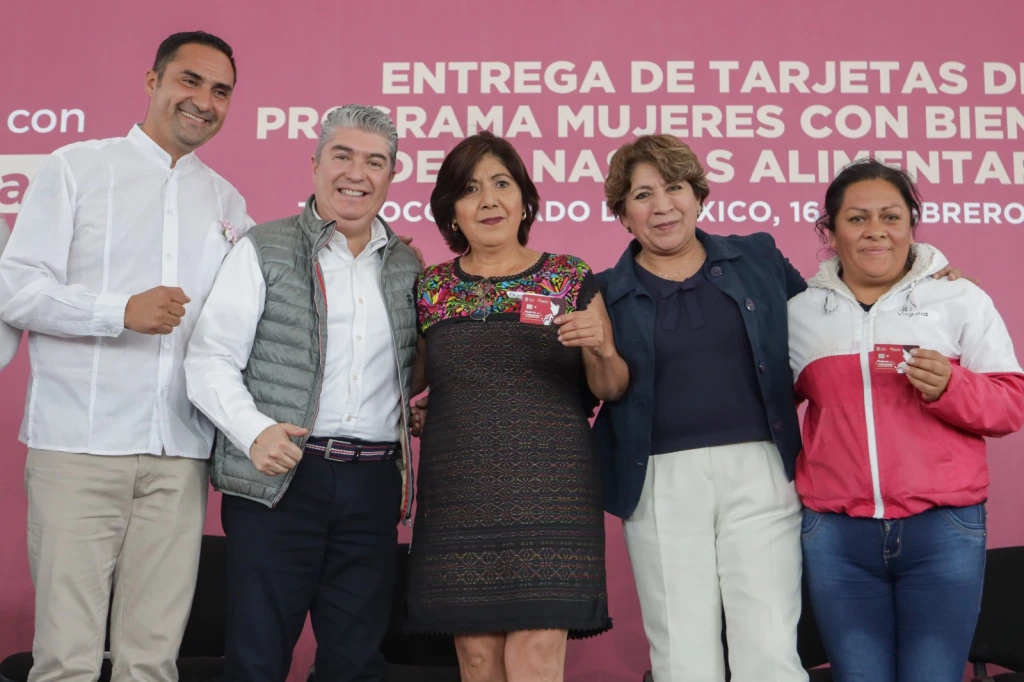 Gobernadora Delfina Gómez entrega 12 mil tarjetas Mujeres con Bienestar y Canastas Alimentarias en Texcoco; “ la buena administración permite llevar más recursos a quienes menos tienen