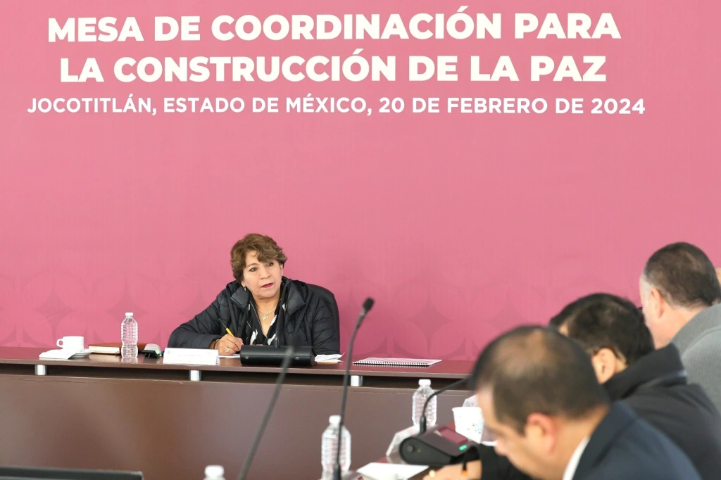 Gobernadora Delfina Gómez lleva Mesas de Coordinación para la Construcción de la Paz a los 125 municipios mex iquenses
