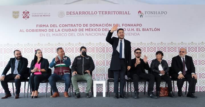 GCDMX recibió como donación predio de Biatlón para regularizarlo: Batres