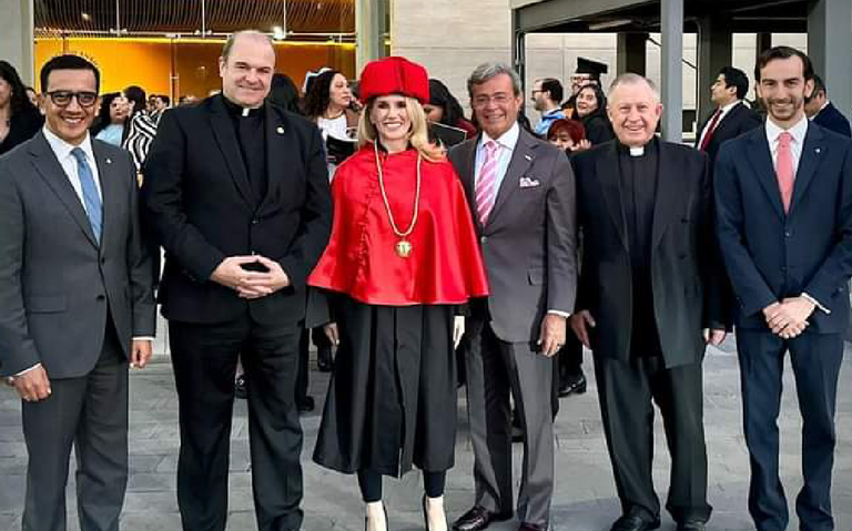 Romina Contreras, edil de Huixquilucan, sostuvo una reunión con Carlos Peralta Quintero, presidente de Grupo IU SA