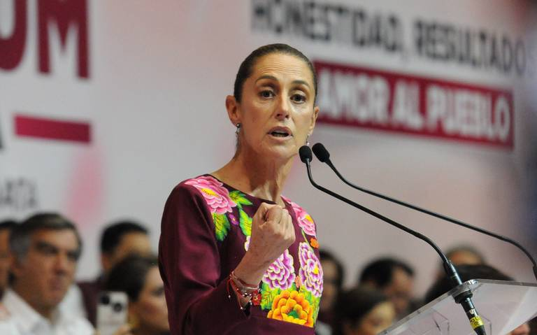 El próximo domingo se registrará Claudia Sheinbaum como candidata presidencial ante el INE