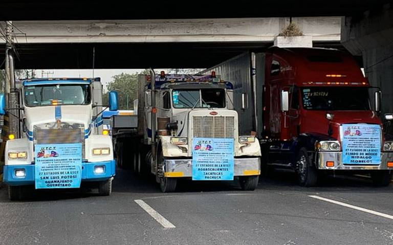Paro nacional de transportistas colapsará las entradas a la CDMX
