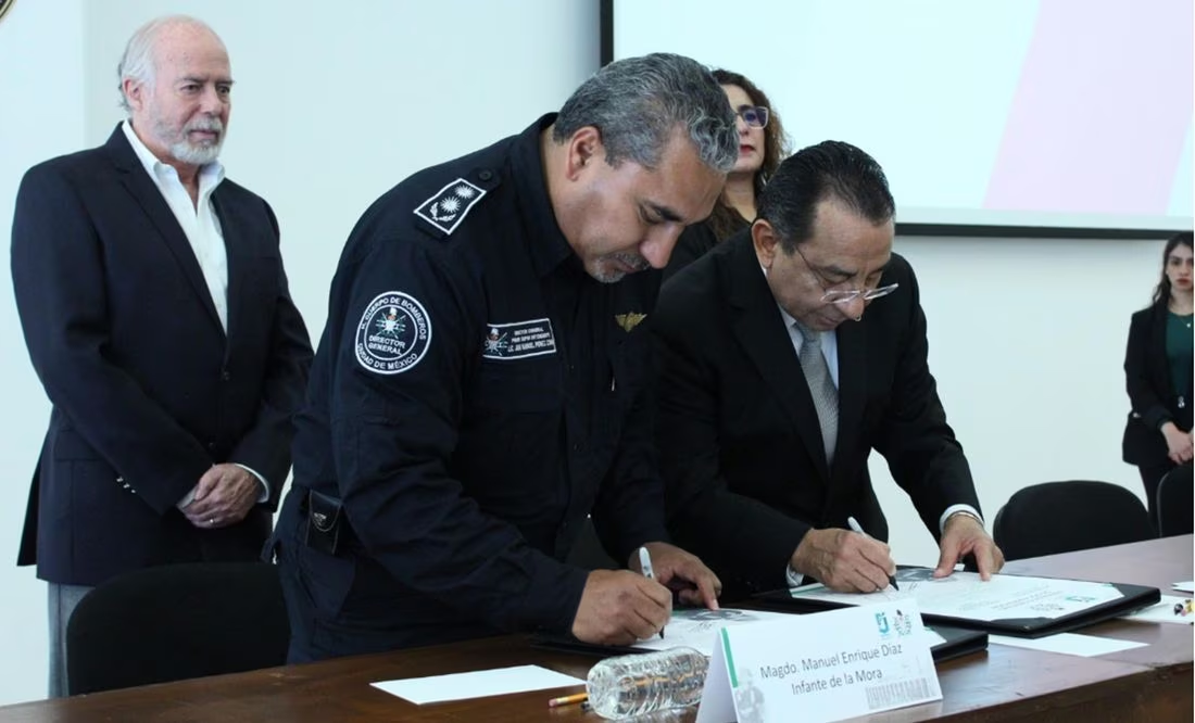 El Poder Judicial Capitalino y Bomberos de la CDMX firman convenio de colaboración
