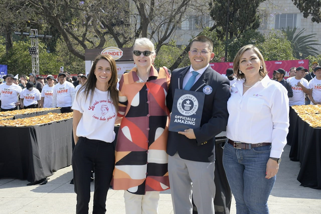 Por segunda ocasión la CDMX obtiene el récord Guiness por la mayor cantidad de tacos servidos en una hora: Tur ismo