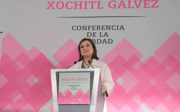 Xóchitl Gálvez anuncia que la oposición apoyará las reformas de AMLO