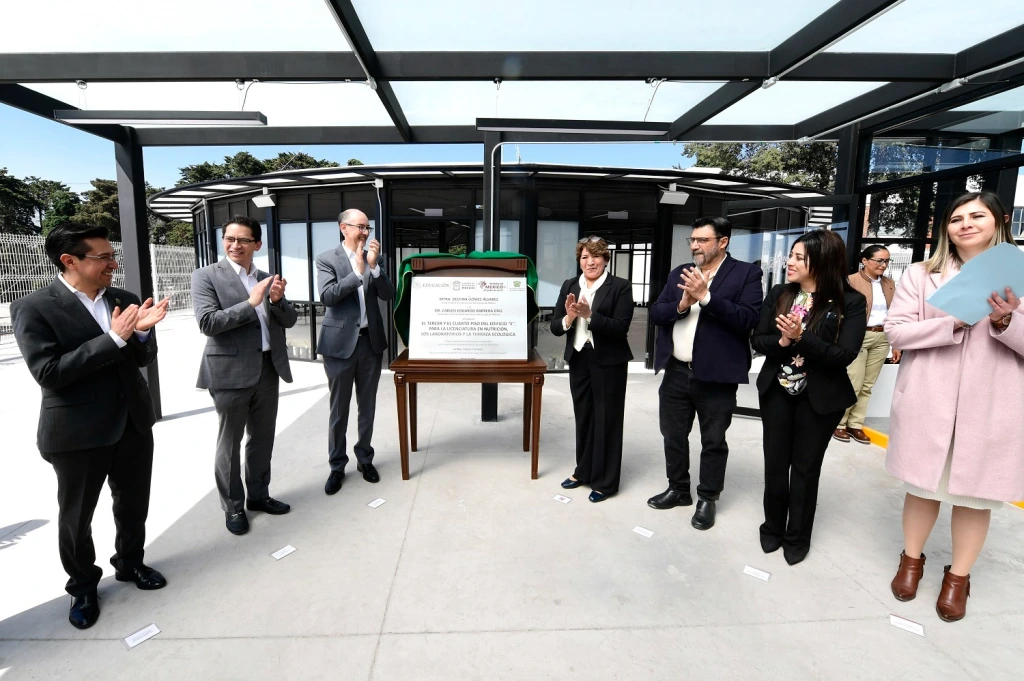 Inaugura Gobernadora Delfina Gómez Álvarez infraestructura educativa de la UAEMéx con una inversión de 100 m illones de pesos