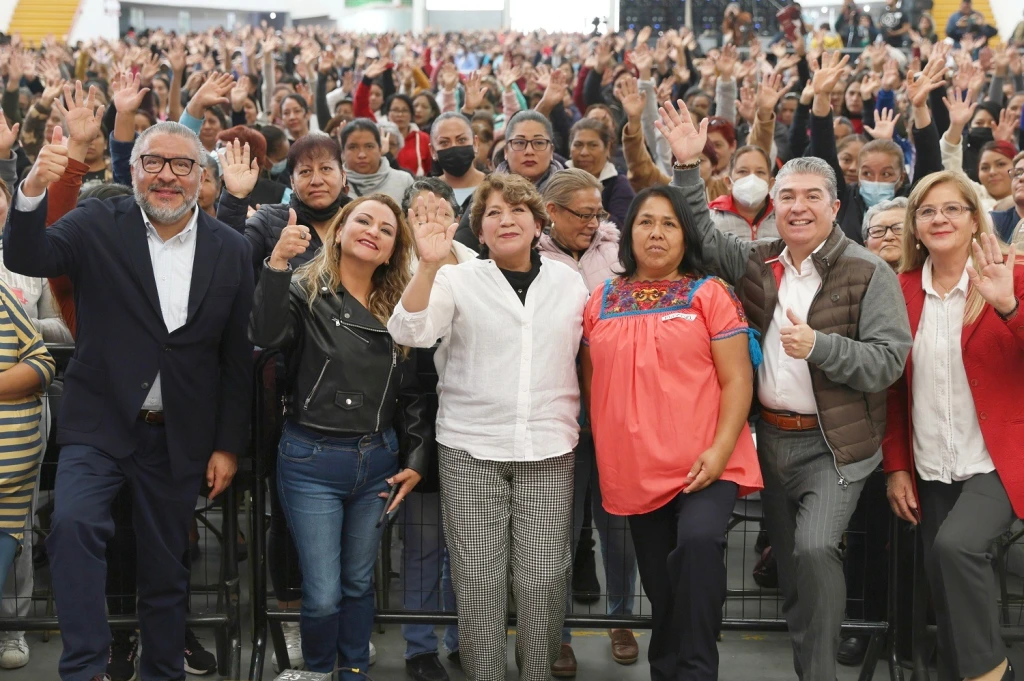 Mujeres con Bienestar” otorga apoyo económico y beneficios adicionales a 650 mil mexiquenses, es una tarjeta  generosa: Gobernadora Delfina Gómez