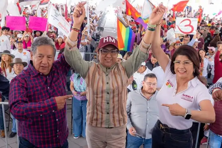 En ChilmahuacanEdoméx a pesar de Amenazas de «voto de Castigo» de Morenistas en contra de Xóchtil Flores, en cuestadora determina su triunfo electoral para el 2 de junio