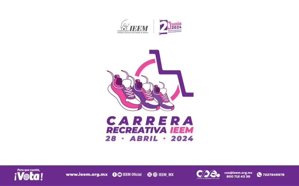 Prepara el IEEM Carrera Recreativa el próximo 28 de abril de 5 km