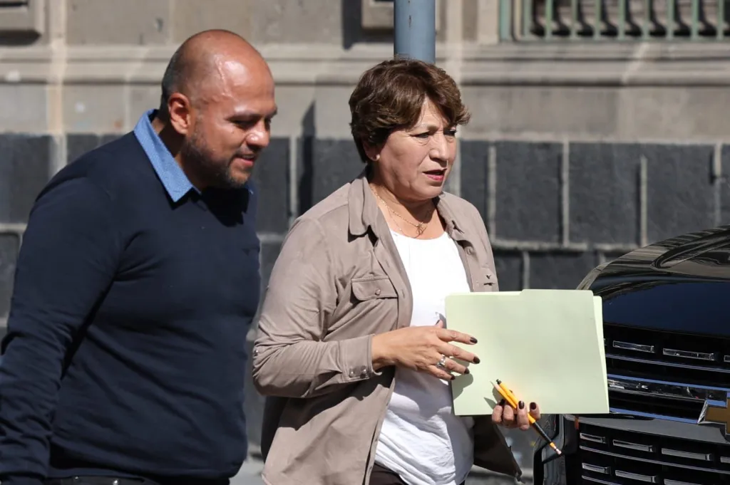 Gobernadora Delfina Gómez asistió a Palacio Nacional a la reunión de seguimiento para la federalización del  IMSS-Bienestar