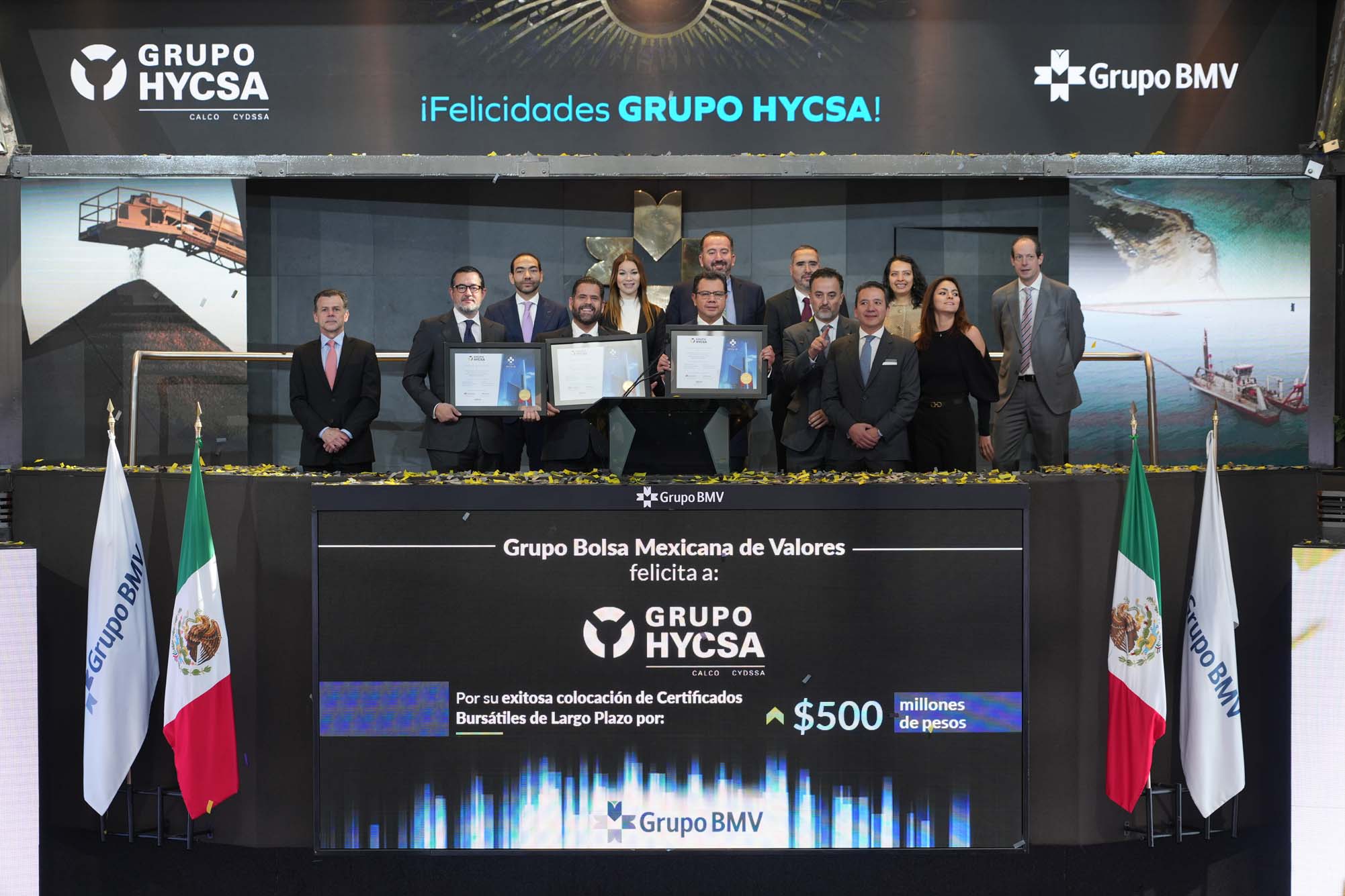 Grupo Hycsa realiza su primera Emisión de Largo Plazo en la Bolsa Mexicana de Valores