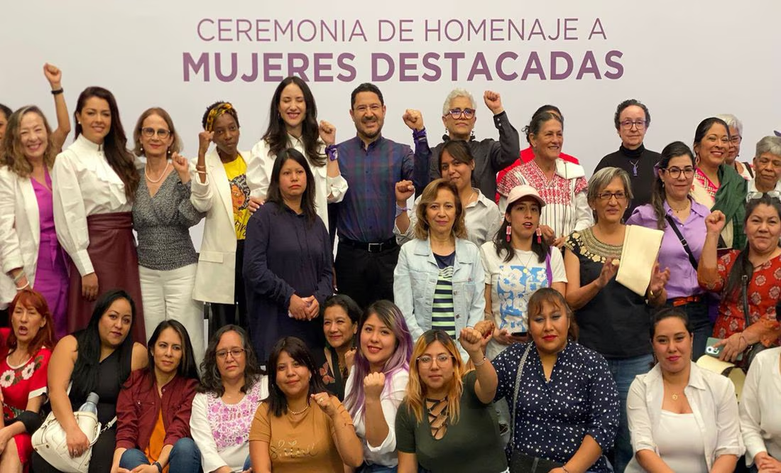 Gobierno de la CDMX le rinde homenaje a mujeres destacadas en defensa de los derechos de las mujeres