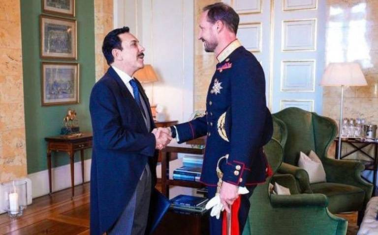 Omar Fayad se acredita como embajador de Noruega