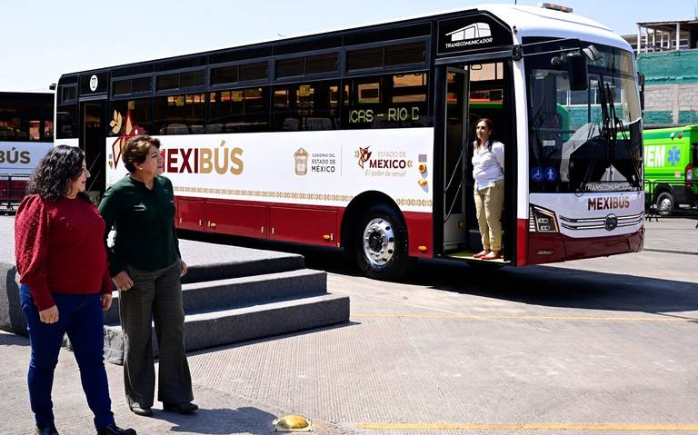 Ya operan los primeros autobuses eléctricos de Ecatepec a la GAM con el logotipo del Edomex