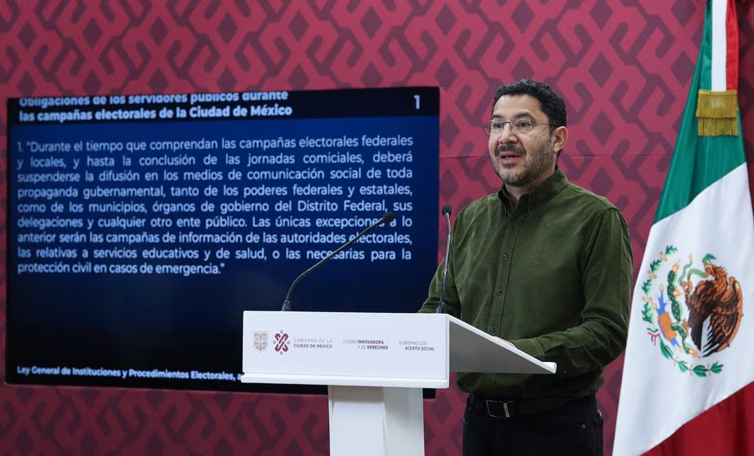 Batres presenta decálogo para respetar la veda electoral por su administración