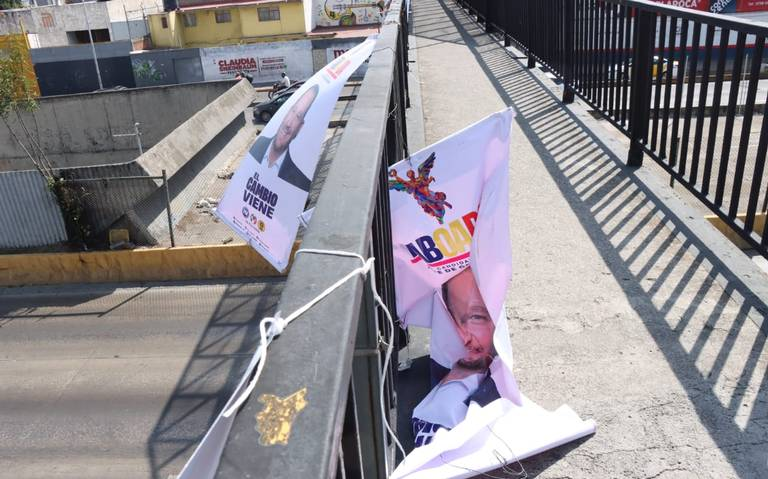 Panistas acusan a alcalde interino de Iztapalapa de quitar publicidad de Taboada