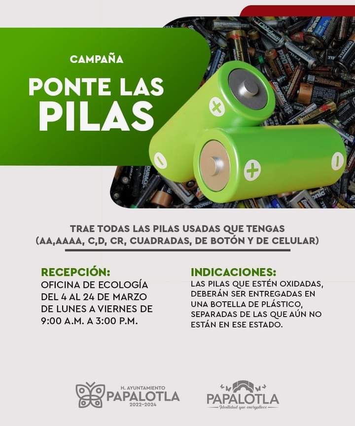 En Papalotla Edoméx, Realizan Campaña «Ponte las pilas»