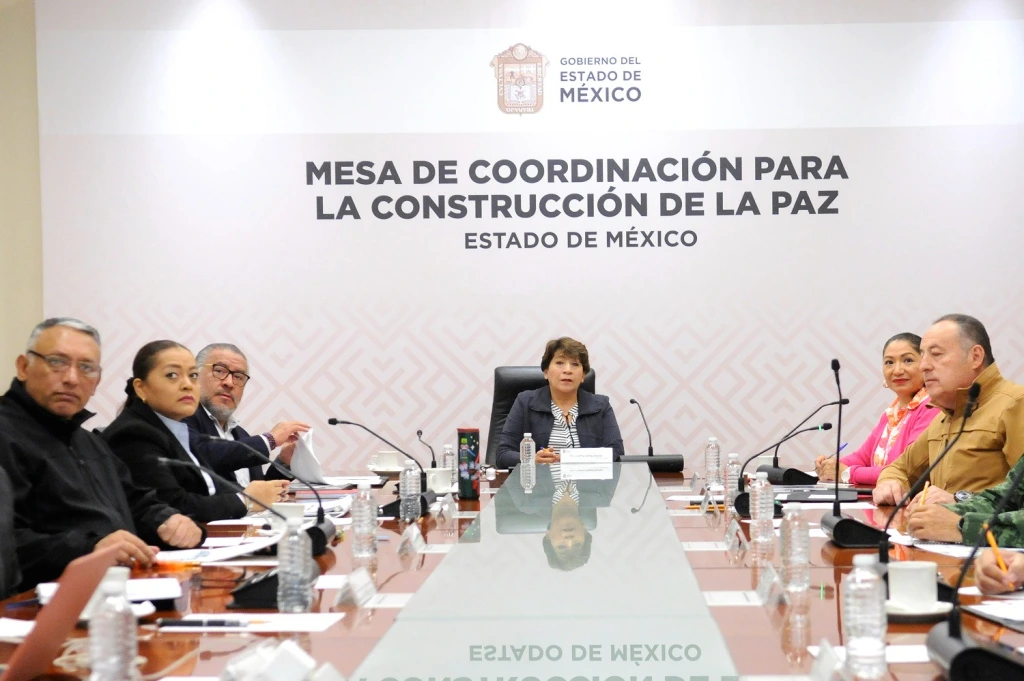 Da seguimiento Gobernadora Delfina Gómez a temas de la conferencia del Presidente López Obrador en la Mesa de  Coordinación para la Construcción de la Paz