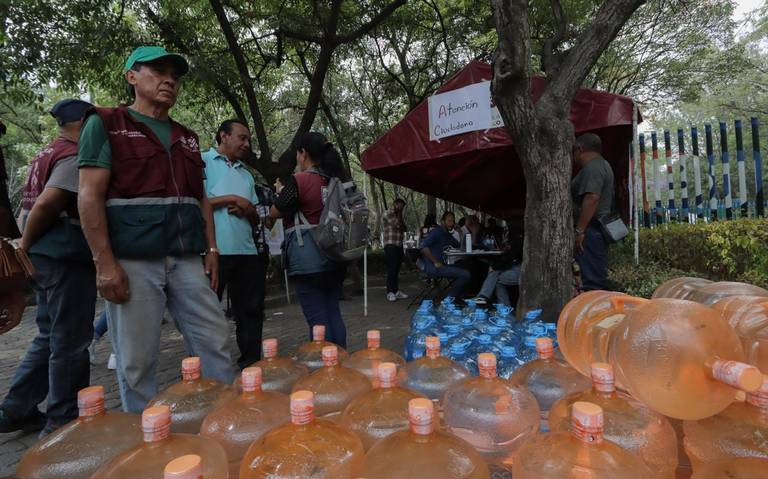Instalan segundo puesto de mando en la colonia Nápoles con planta potabilizadora