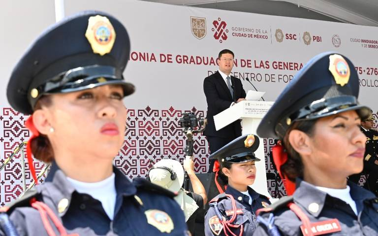 La policía de la CDMX es la mejor consolidada del país: Batres