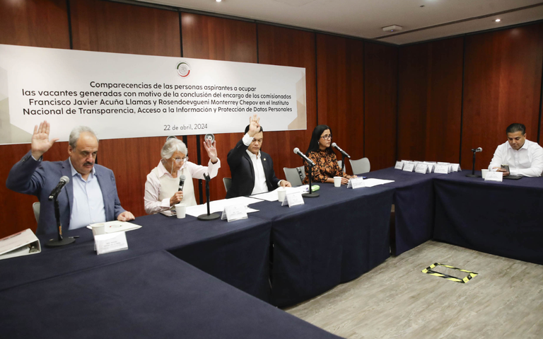 Comparecen aspirantes a consejeros del INAI ante comisiones del Senado